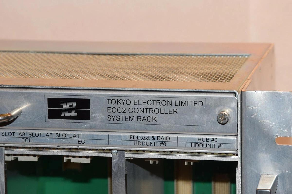 Used TEL ECC2 H50437 Controller System Rack PLC Chassis