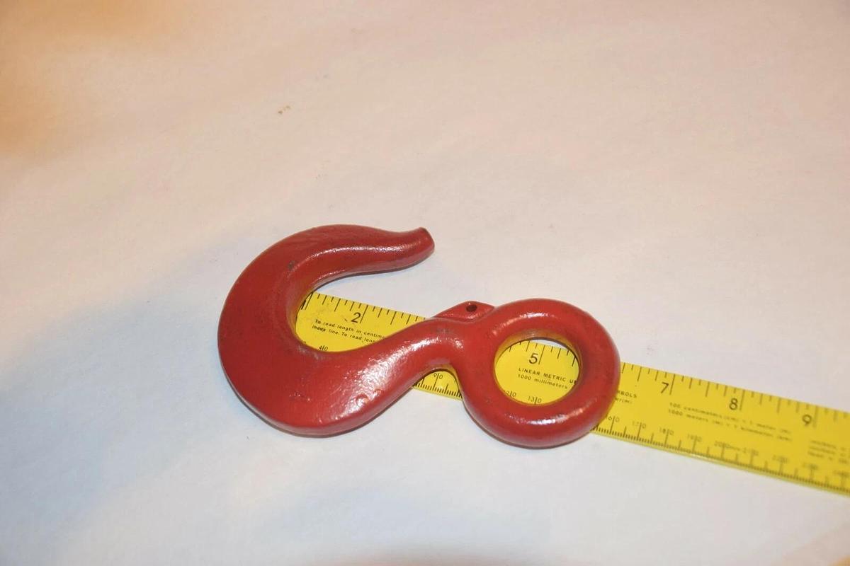 Used Crosby Laughlin 3 Ton Hook USA SWL3T hoist tow Lift Hook  (NEW)