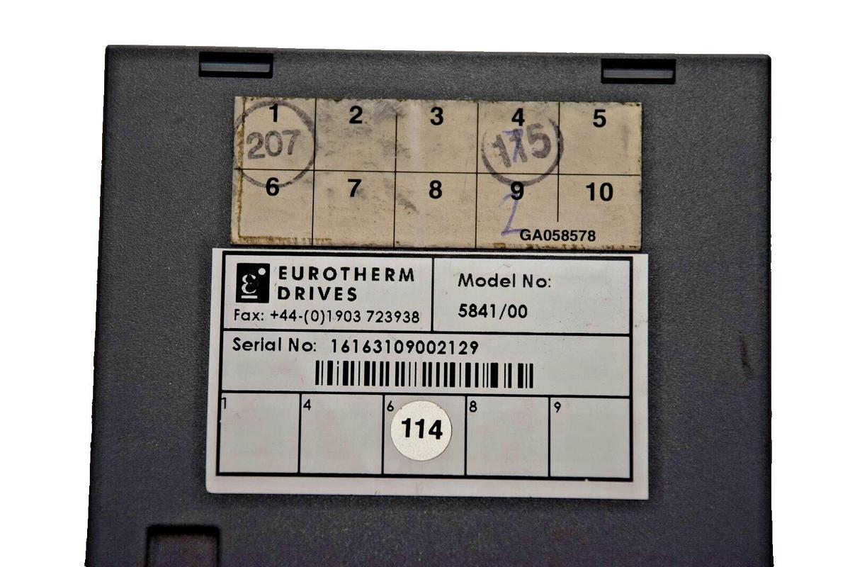 Used Eurotherm Drives Drive Display Key Pad Keypad 5841/00 5841