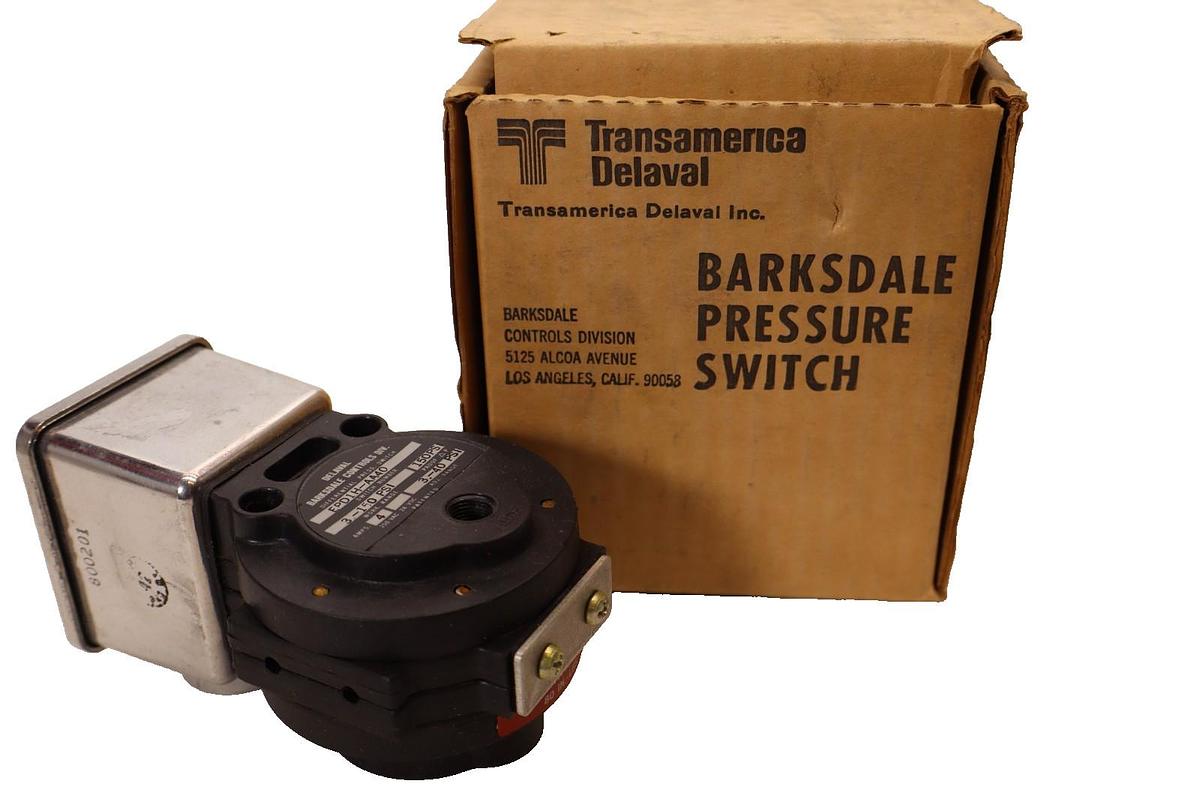 Barksdale Controls Differential Pressure Switch EPD1H-AA40 , 3-150psi, 4A (New)