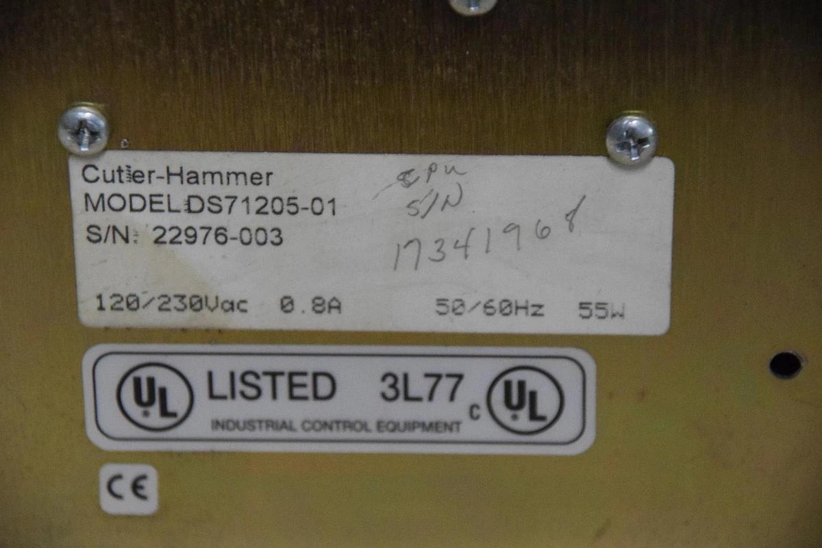 Used Cutler-Hammer D720  DS71205-01 Operator Interface Industrial PC
