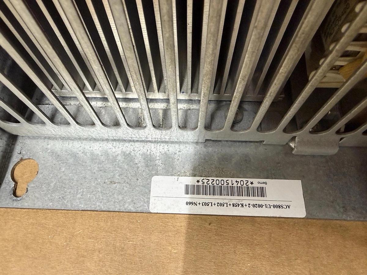Used ABB ACS800-U1-0020-2+K458+L502+L503+N660(READ)