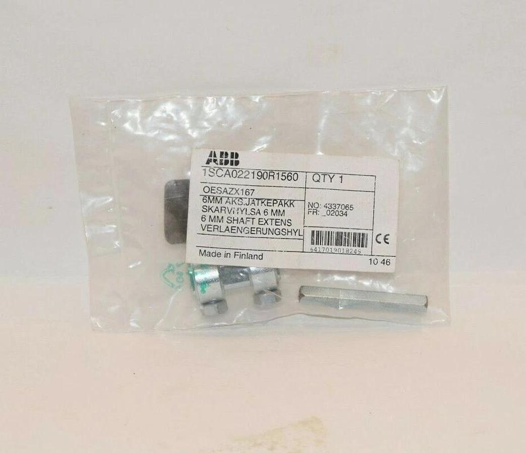 (NEW) ABB 1SCA022190R1560 6mm Shaft Extension
