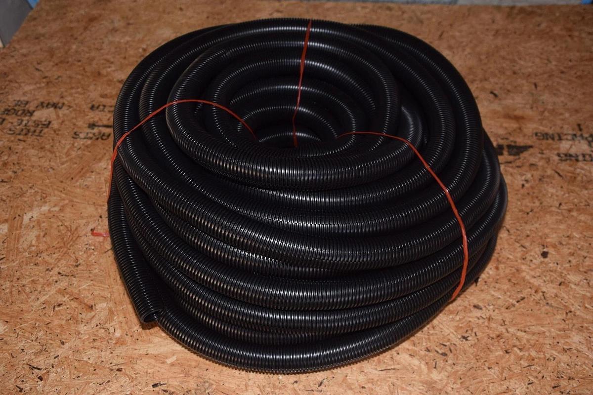 Used Sealproof 1" 100 Ft. Split Wire Loom Conduit  Polyethylene Tubing 125-1000-100