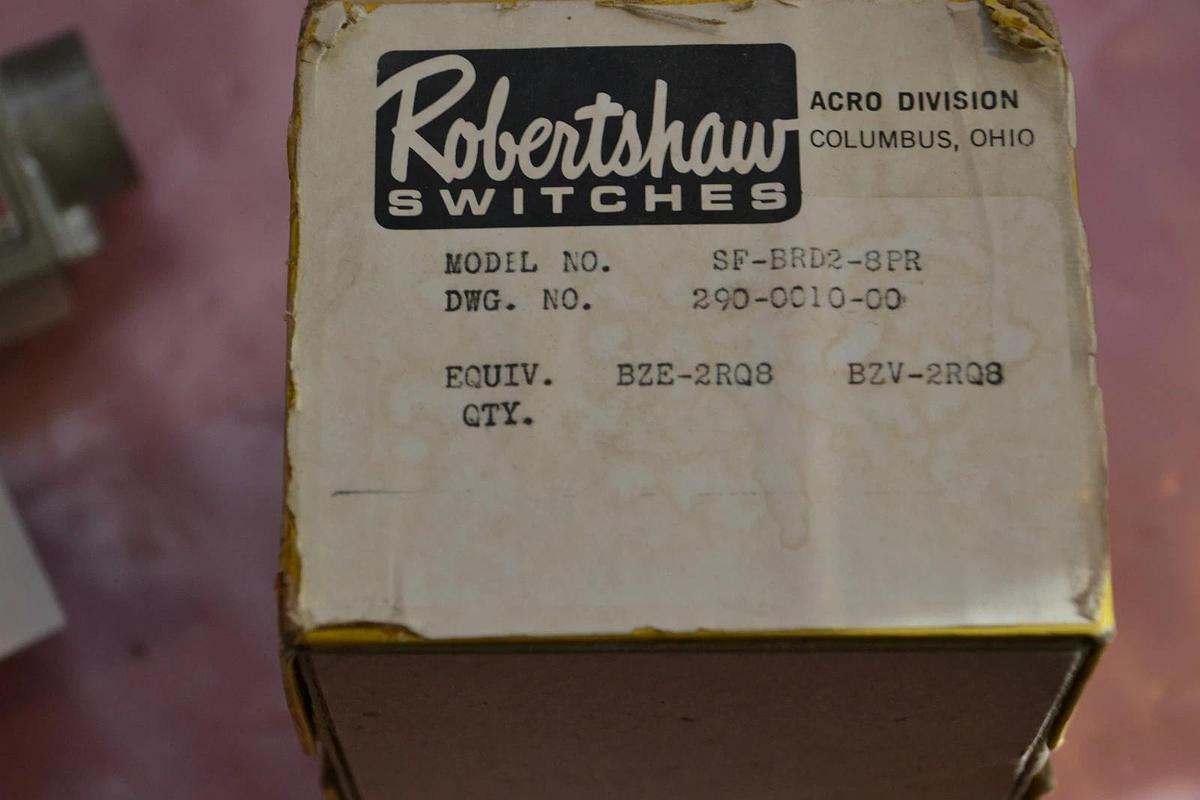 ROBERTSHAW LIMIT SWITCH SF-BRD2-8PR SF BRD2 8PR SFBRD28PR NEW