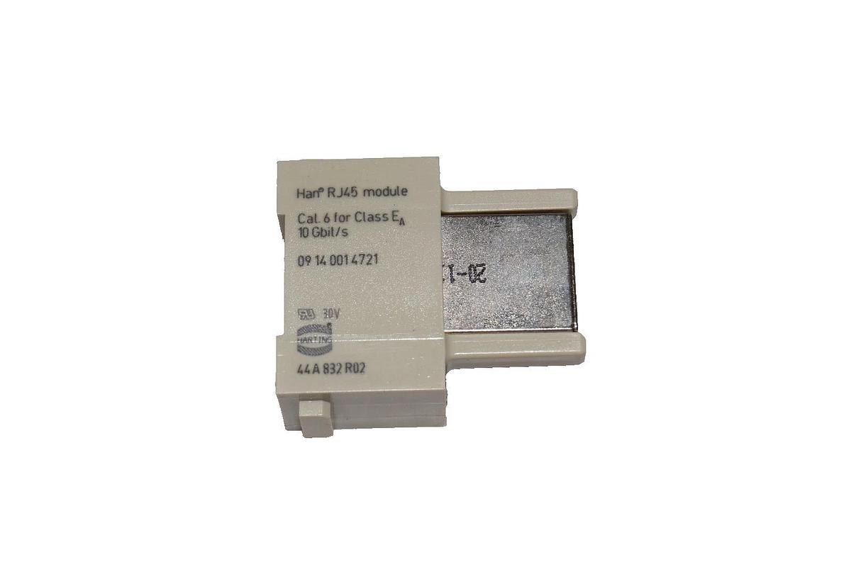 Harting Ethernet Module Connector RJ45 09140014721 Cat 6 Female Han RJ45 (New)