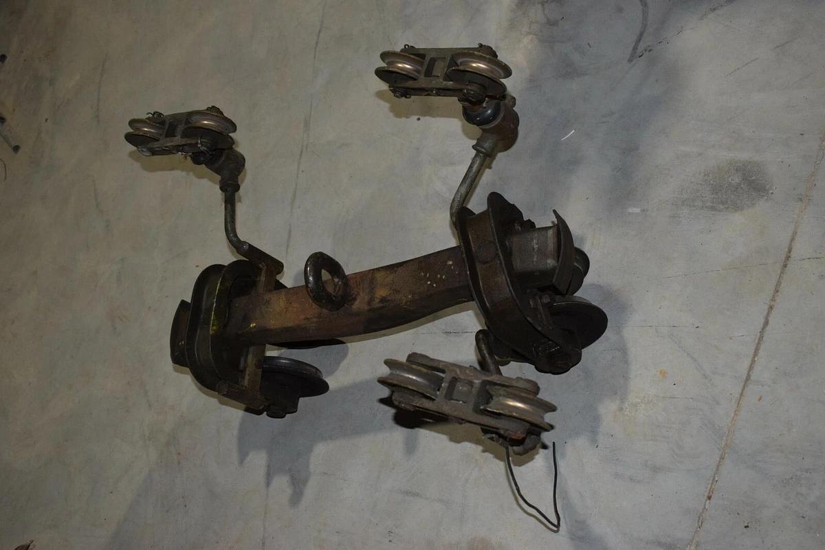 Used Yale 1 Ton OverHead Hoist Trolley Straight or Curved Beams 2000 lb