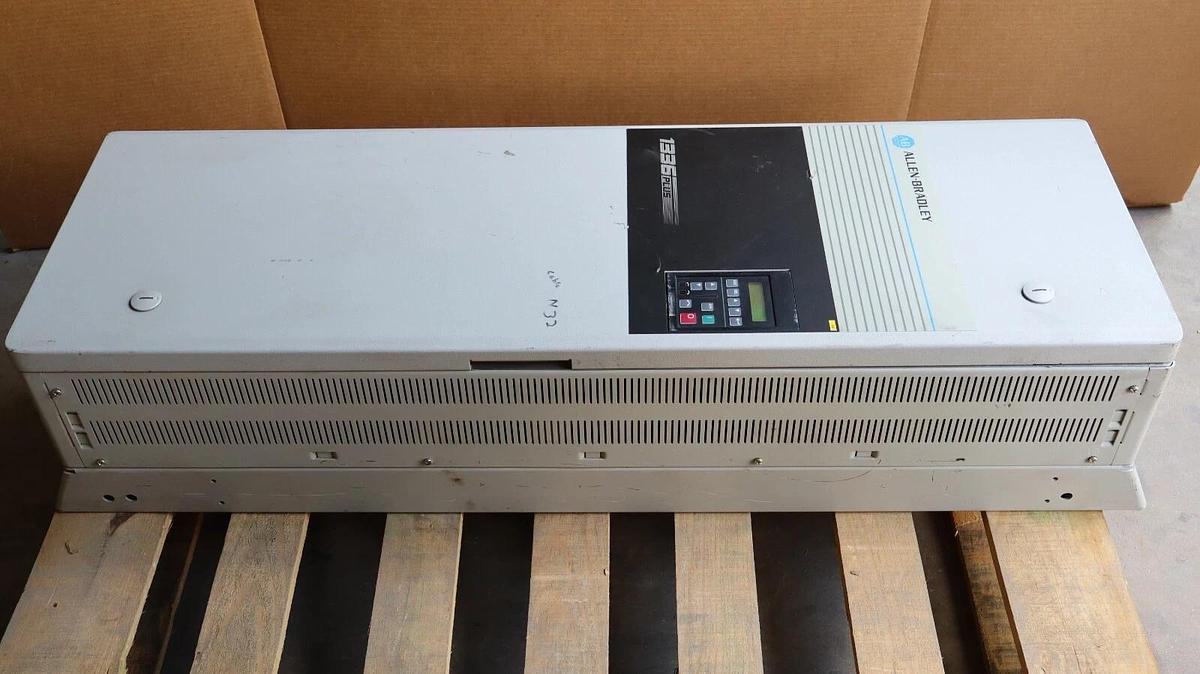 Used Allen Bradley 1336 Plus Adj Frequency Drive 1336S-B060-AE-FR Ser D 76kva 3ph
