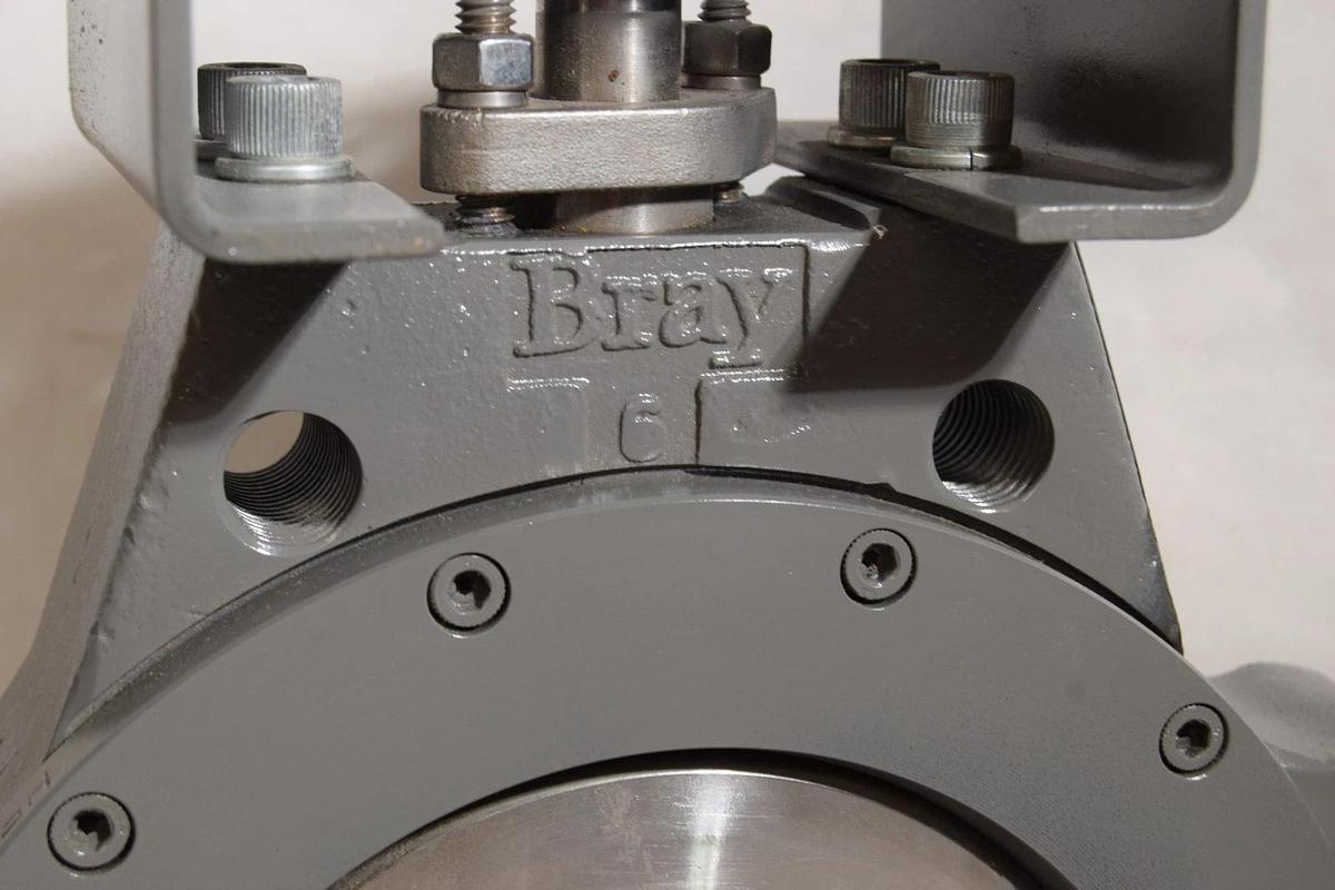 BRAY CONTROLS 6" Butterfly Valve 410600-11001466 CF8M 40-6-580 150# (NEW)