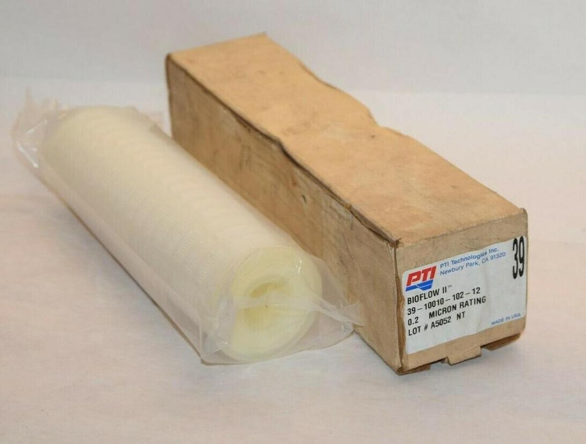 (NEW) PTI 39-10010-102-12 0.2 Micron Ratiting BioFlow II Filter