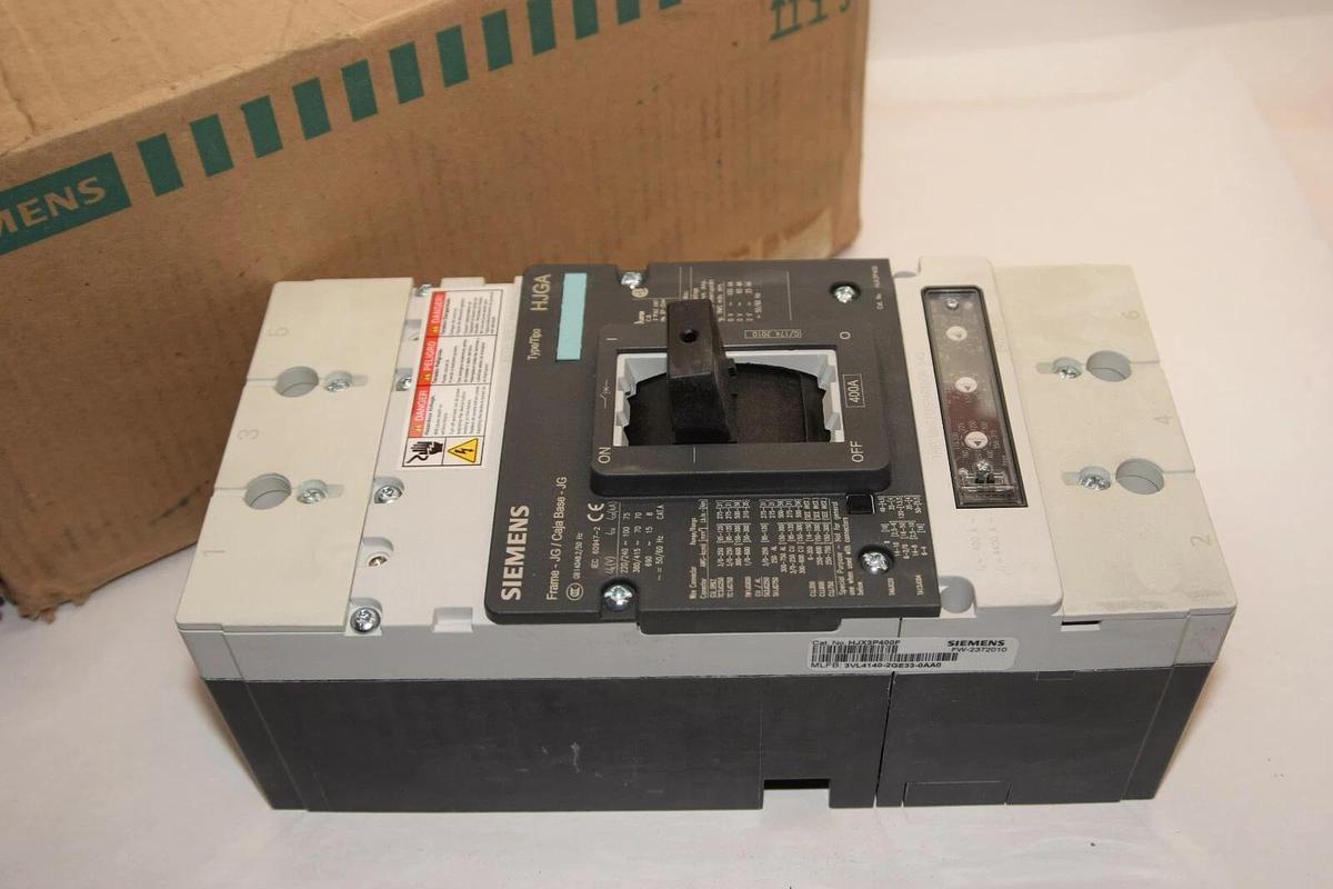 SIEMENS 3VL4140-2GE33-0AA0 Breaker 400 Amp 400A HJX3P400F HJGA (NEW)