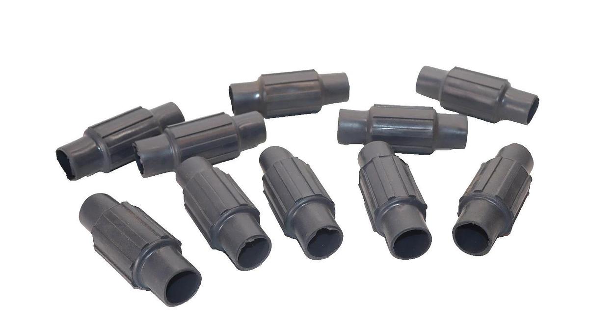 New 10 ROBROY  PLASTI-BOND  OCAL 1/2" Conduit Body Straight Fitting Coupling Red