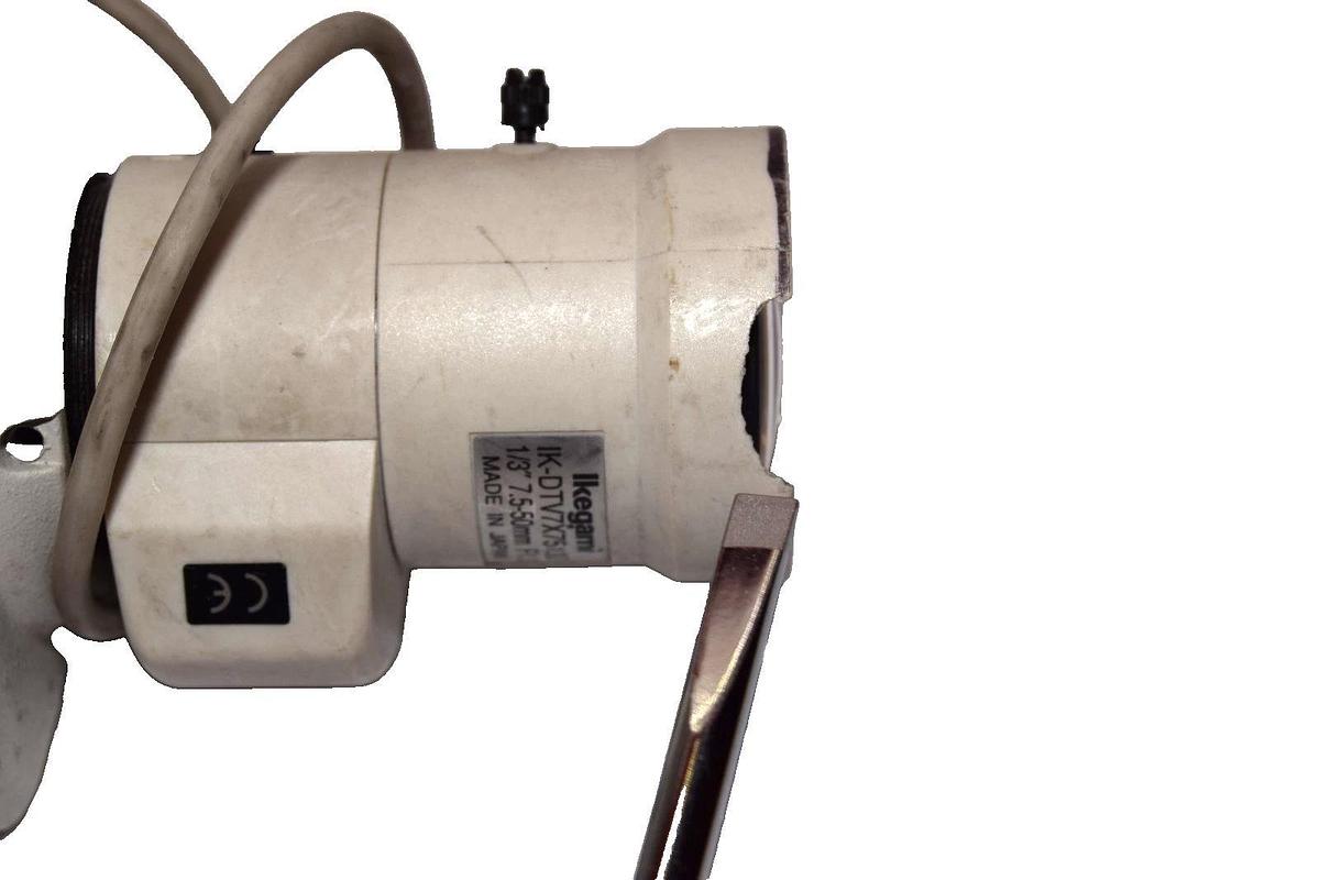 Used GE KTC-XP1 1/3" Color OSD Camera With Ikegami IK-DTV7X75130 Lens