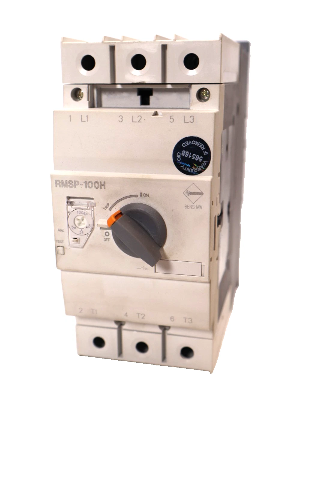 Used Benshaw Manual Motor Starter RMSP-100H , RMSP100H