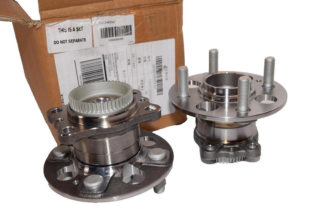 Autoround 512483 Rear Wheel Bearing 12-17 Hyundai Accent / Kia Rio (New - Set)