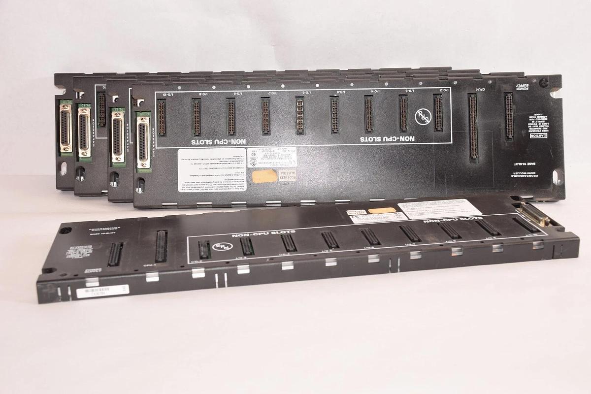 Used (Lot of 5) GE FANUC / ALSTOM IC693CHS391N 10-Slot Expansion Rack