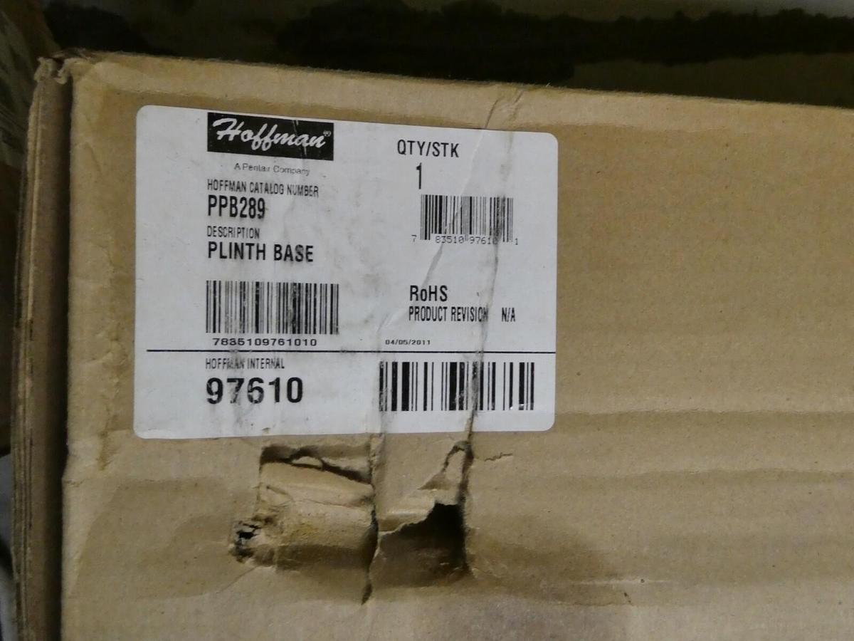 Used Hoffman PPB289 Plinth Base 200 x 800 x 900mm Pentair 97610 (New)