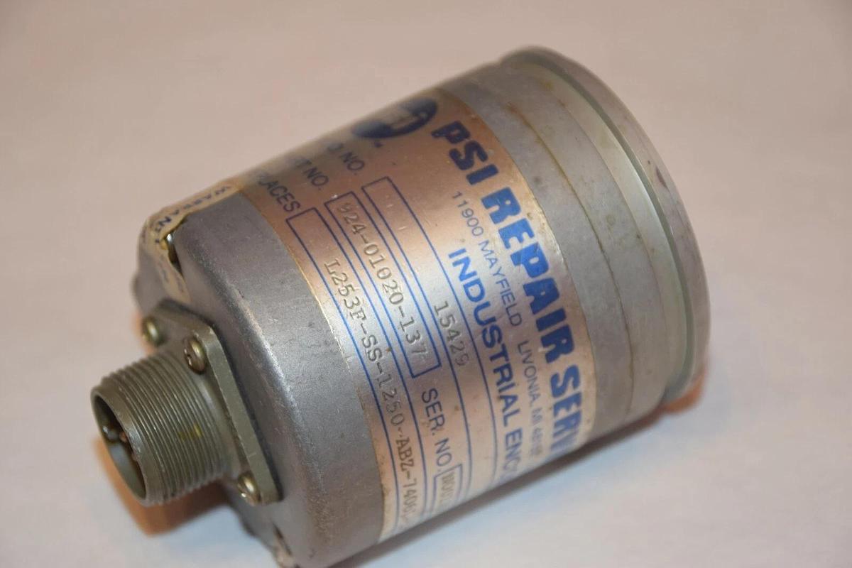 Used PSI 924-01020-137 15429 INDUSTRIAL ENCODER