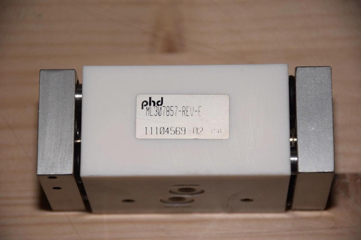 PHD Poly Pneumatic Slide, Cylinder, ML307857-REV-E, 11104569-02 NEW