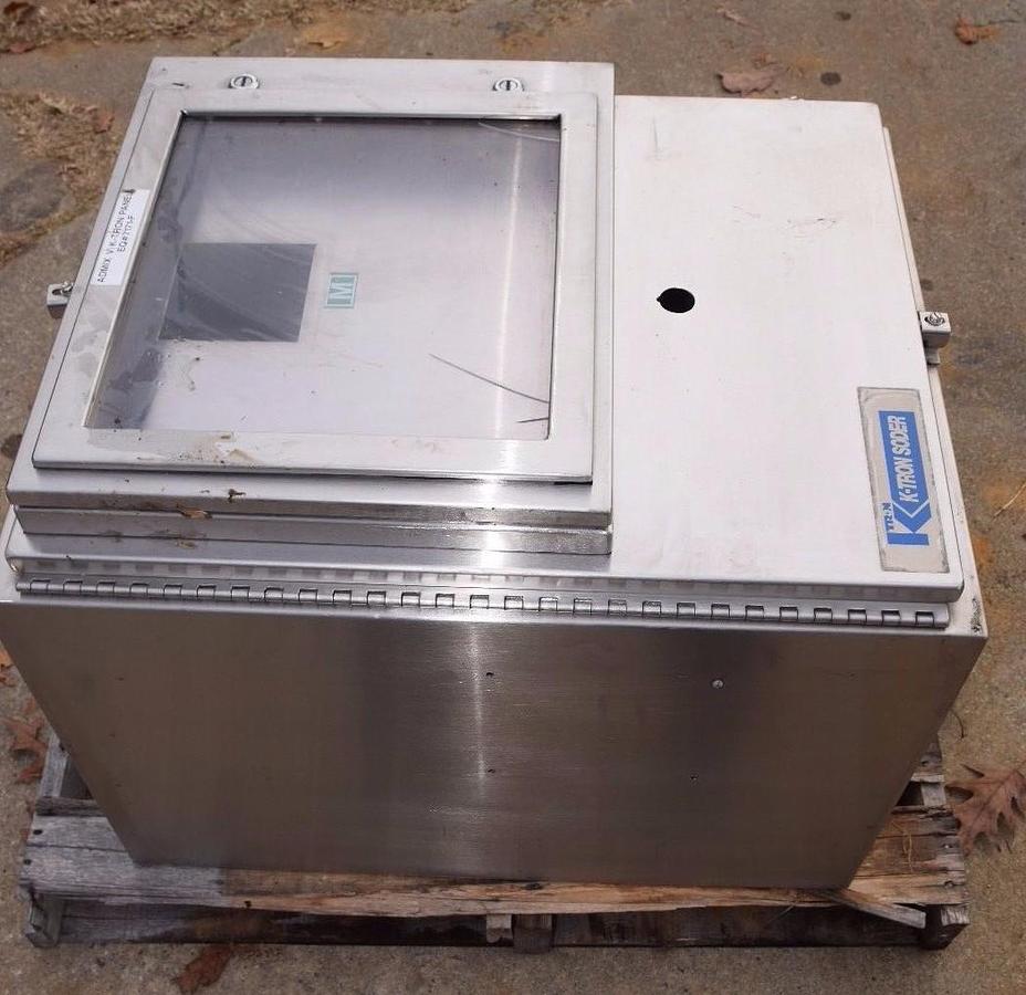 Used Hoffman K-Tron Soder S/S Industrial Control Panel SS Enclosure 24"x 30"x 20"
