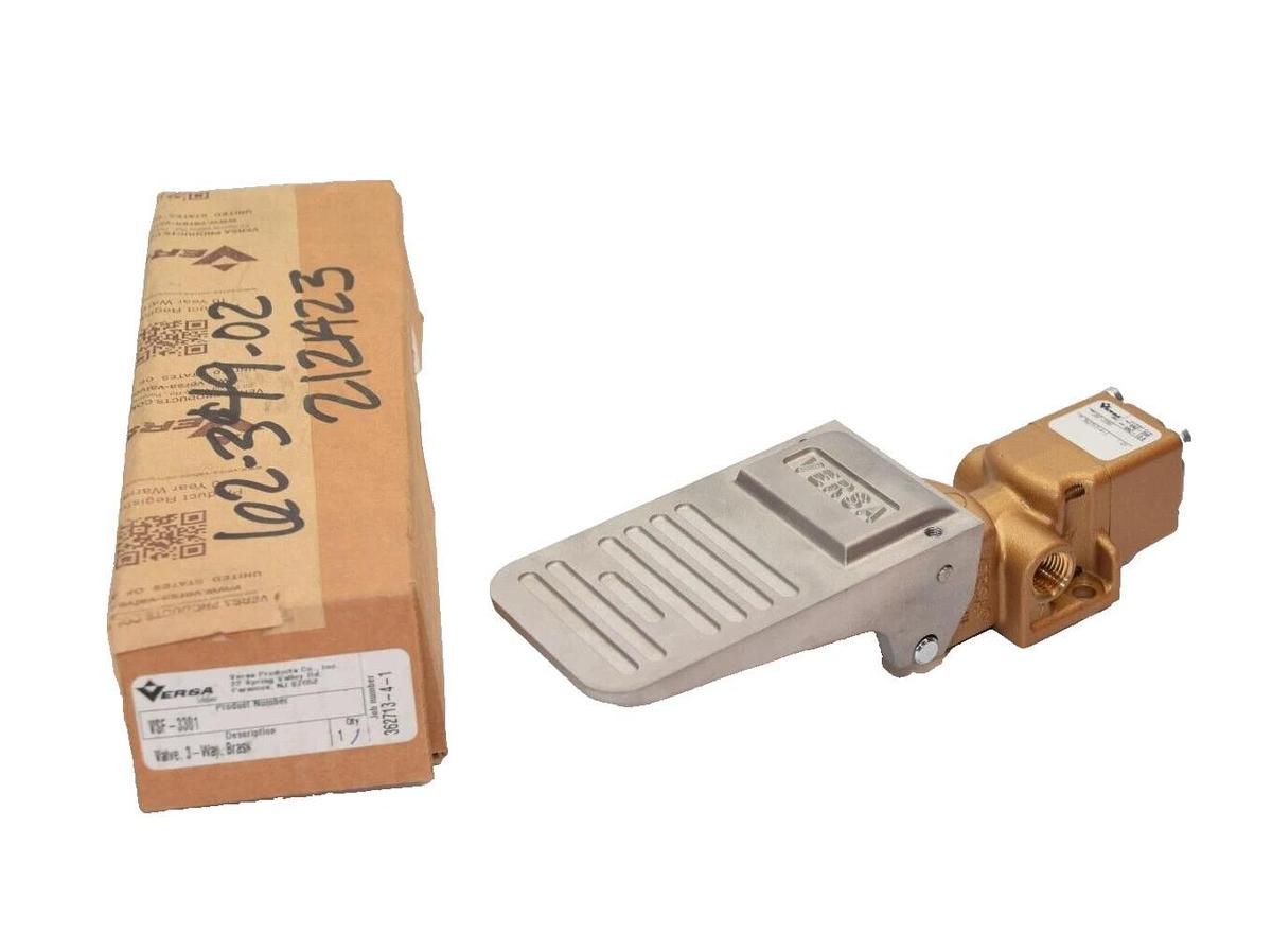 (NEW) VERSA VSF-3301 VSF3301 3-Way Brass Valve