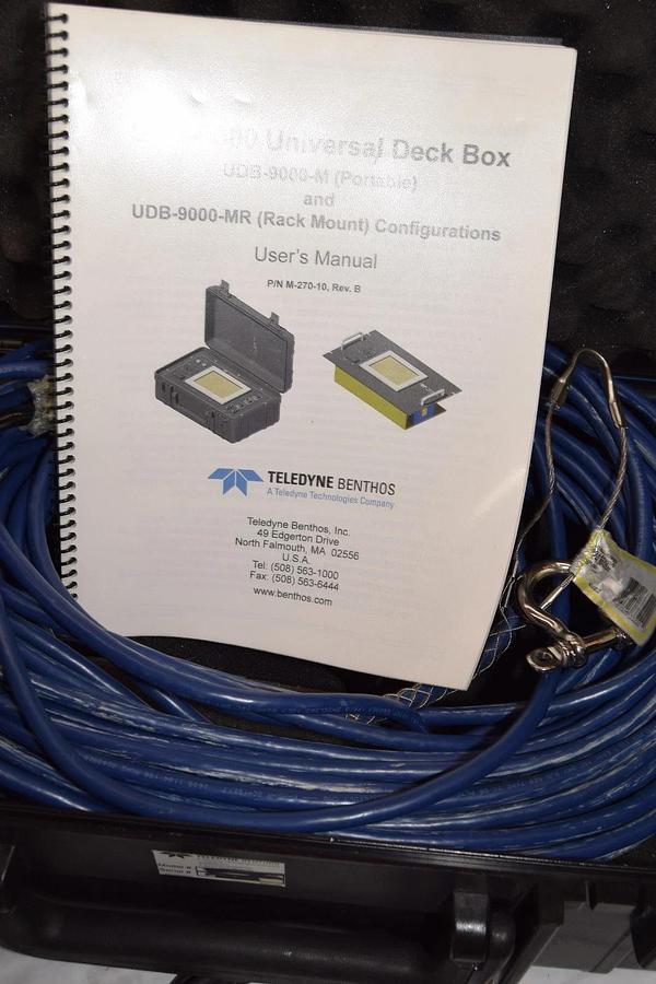 Used Teledyne Benthos Universal Deck Box UDB-9000-M UDB9000 Transponder AT-440-LF-0