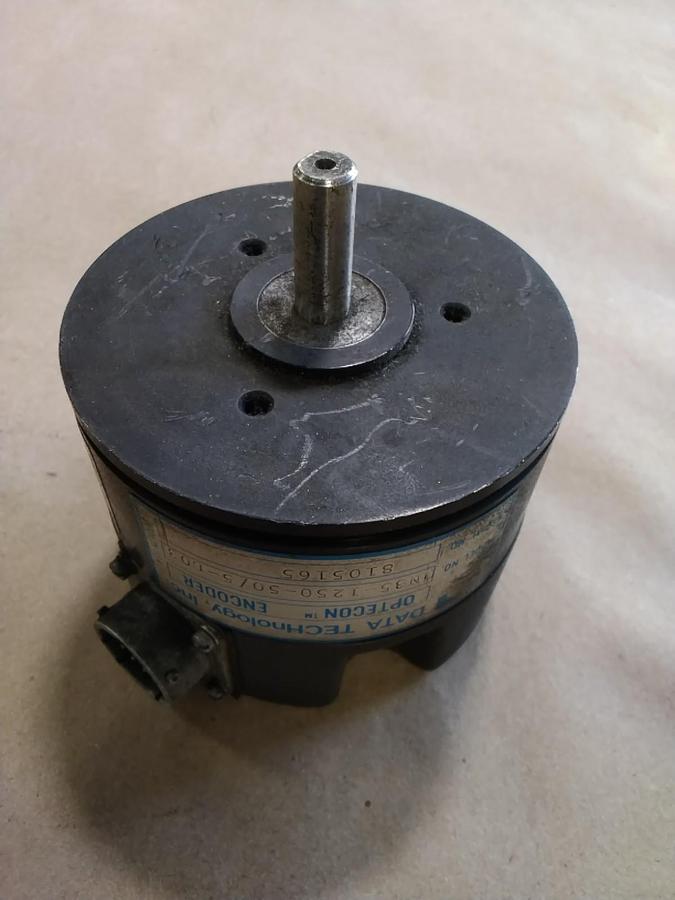 Used DATA TECHNOLOGY OC25-1250-50/5-62B OPTECON ENCODER