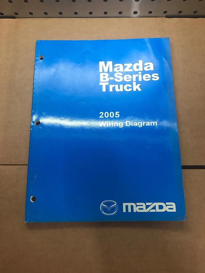 Used 2005 Mazda B-Series Truck Factory OEM Wiring Diagram Manual 05