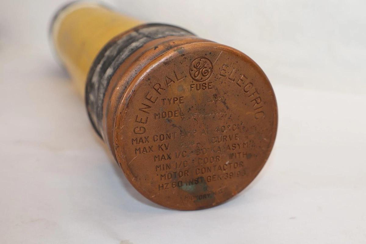 Used GE / GENERAL ELECTRIC 9F60 LJD804 Type EJ-2D 4R 5.08 max KV Motor Starter Fuse