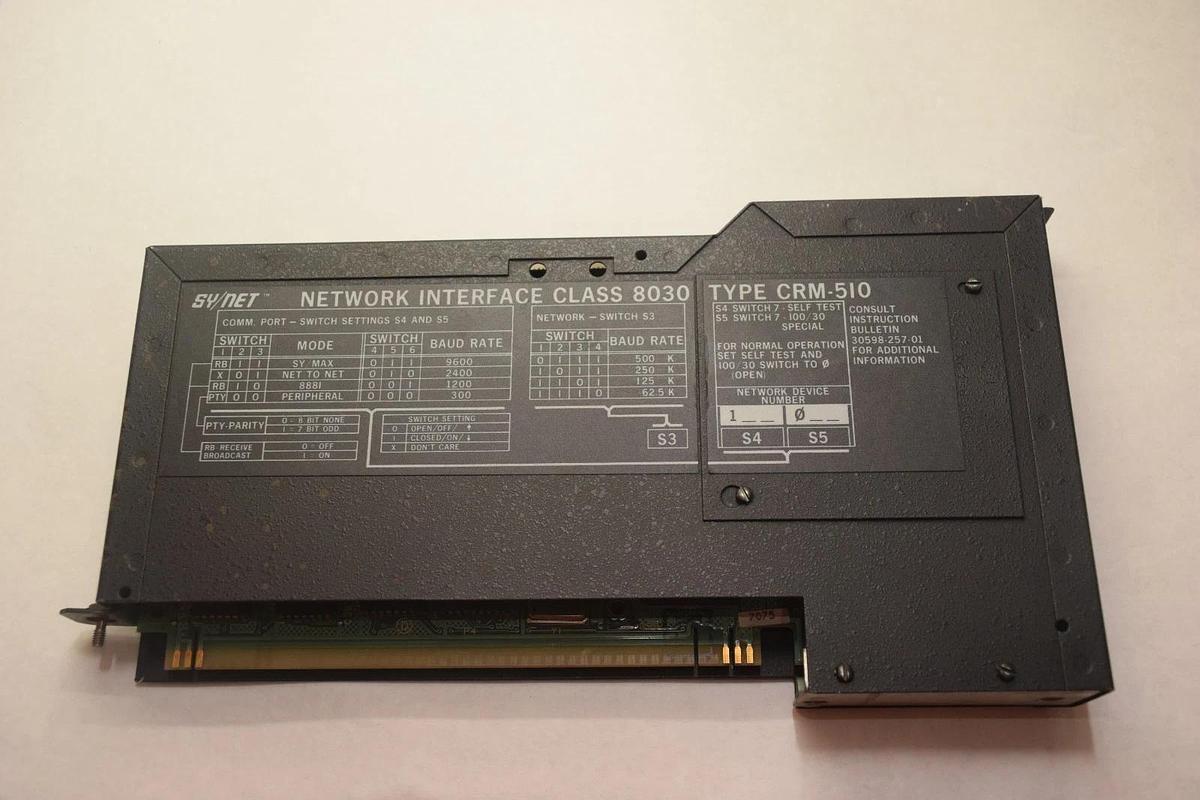 Used SQUARE D SY/MAX 8030 CRM-510 SERIES H  INTERFACE MODULE