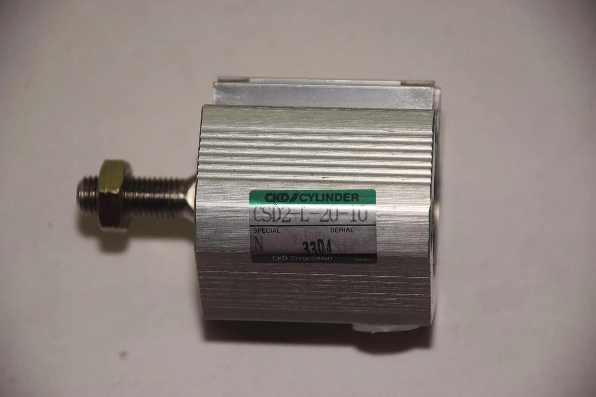 CKD CSD2-L-20-10 CSD2L2010 COMPACT PNEUMATIC CYLINDER NEW