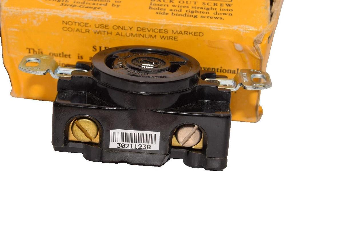 Hubbell 20a Twist Lock Receptacle 20 Amp 7410-B , HBL7410B 120/208V (New)