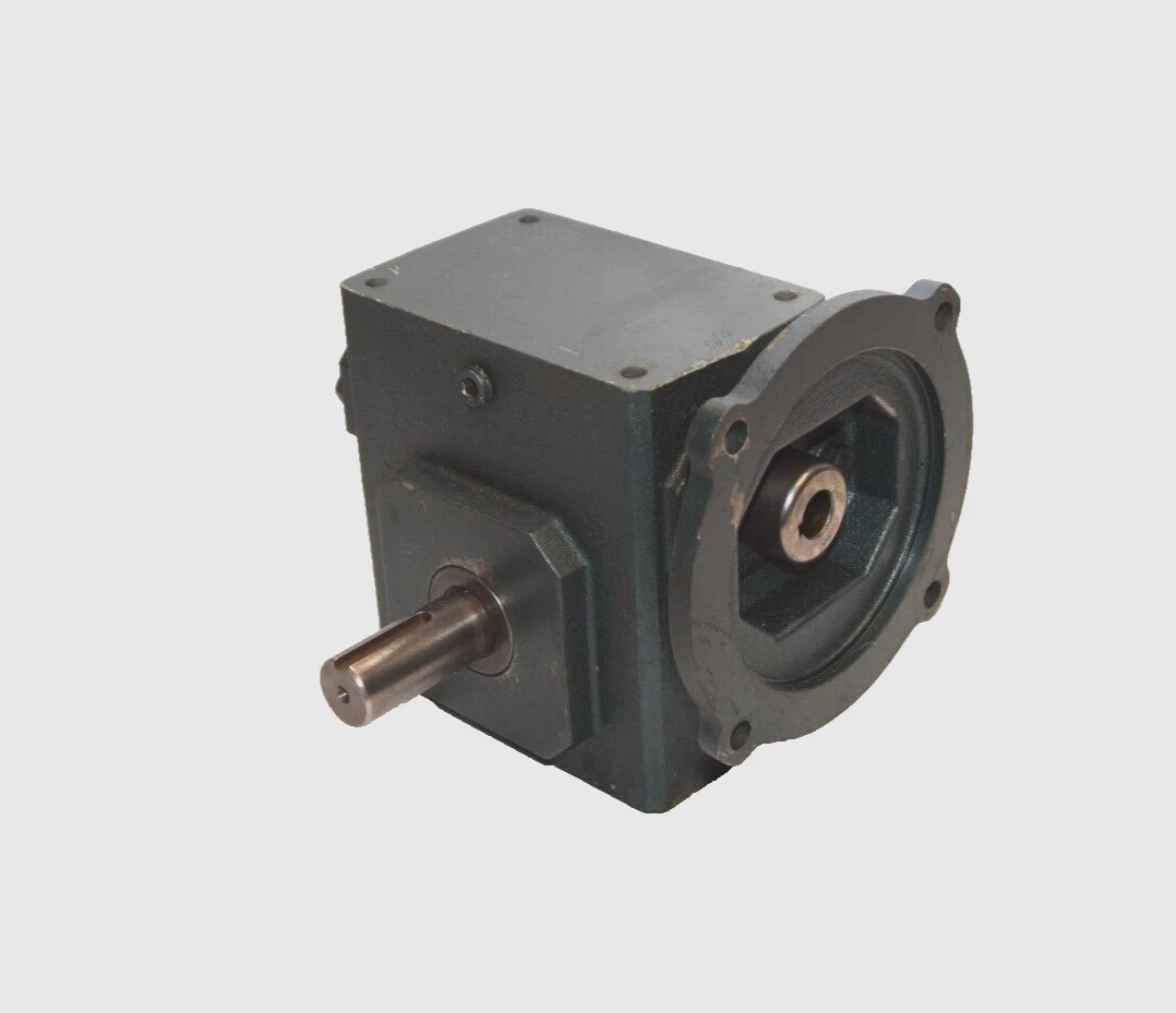 (NEW) GROVE BM0220-2 15:1 Ratio 56C Frame 1.561Hp 1" Rod Gearbox Speed Reducer