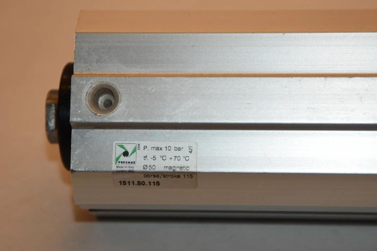 NEW PNEUMAX 1511.50.115 151150115 10bar -5°C +70°C MAGNETIC PNEUMATIC CYLINDER