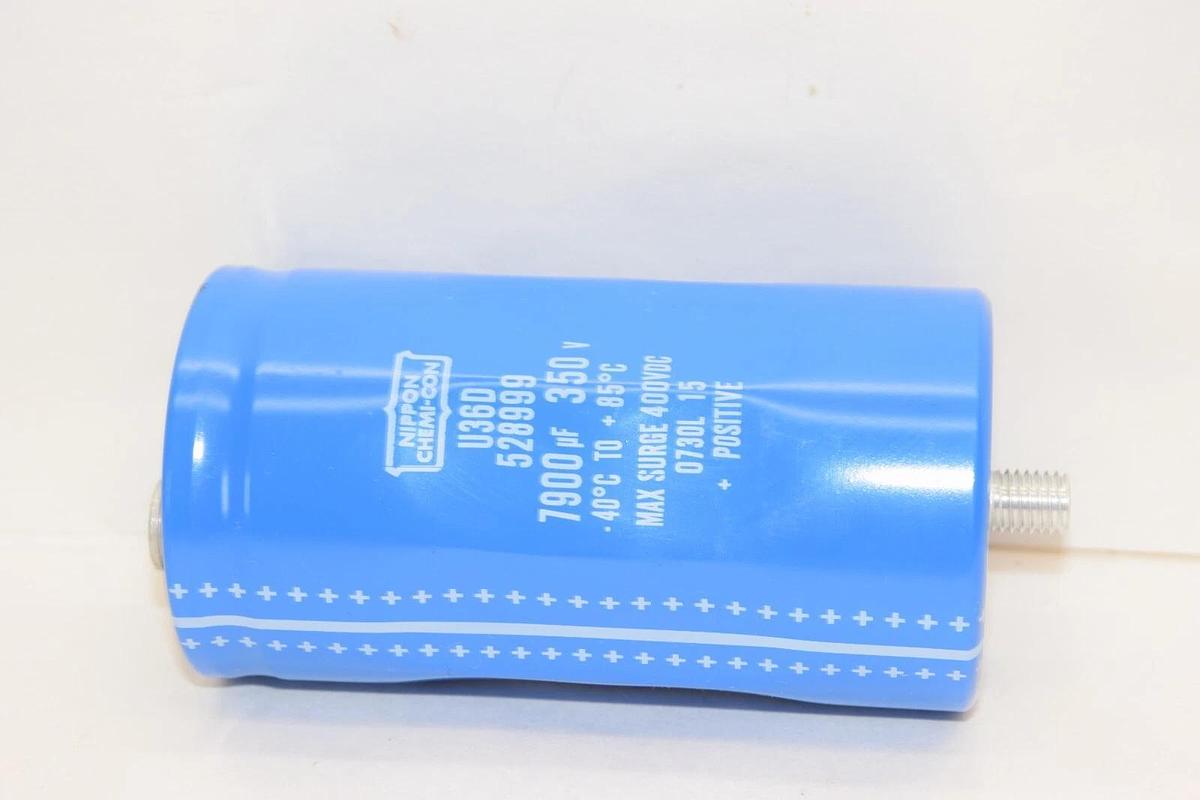 (NEW) NIPPON CHEMI-CON U36D 528999 7900uF 350Vdc Capacitor