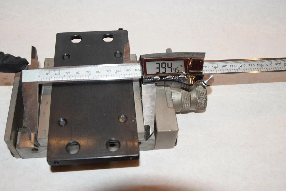 Used Newport Klinger MicroControle ?? Precision Linear Stage 35mm Travel   4" x 4"