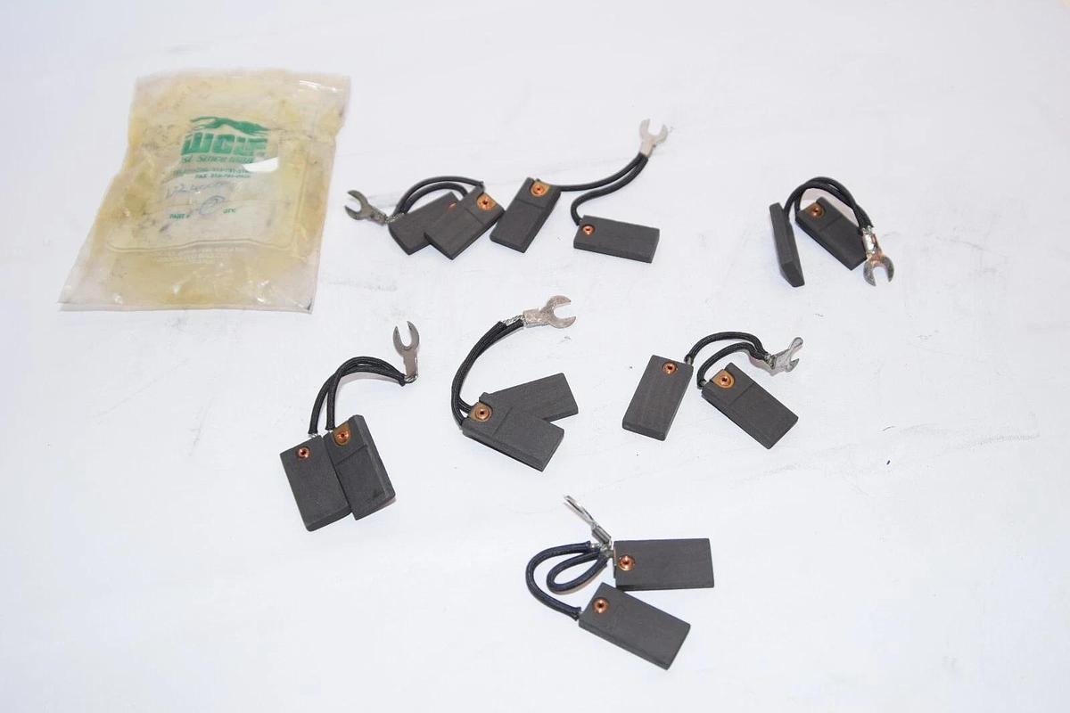 (NEW - Lot of 7) WOLF CT671  5/8" x 13/64" Carbon Motor Brush