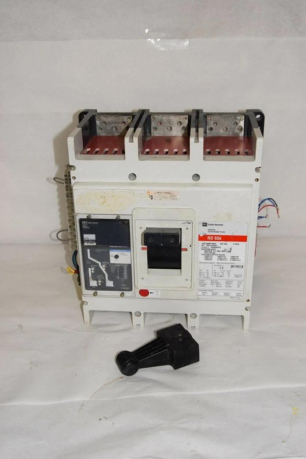 Used Cutler Hammer RD 3 pole 1600 amp RD316T35W Circuit Breaker RD316T35W RES1600LSG