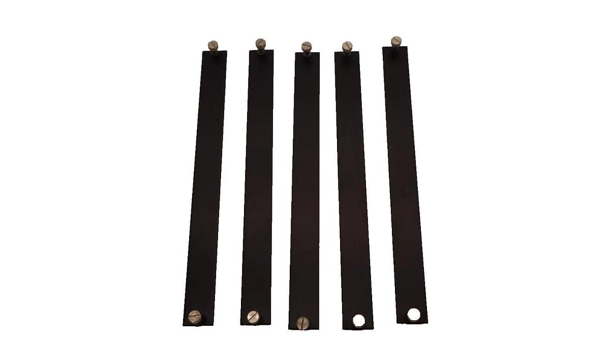 Used (Lot of 5) B & R B&R 8-1/2" Filler Plate For HCR166-0 Multi Module Rack Chassis