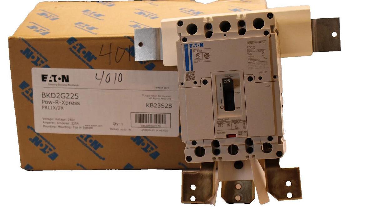 (NEW) EATON BKD2G225 , PDD23G0225TFFL , PRL1X / 2X 240V 225A Main Breaker Kit