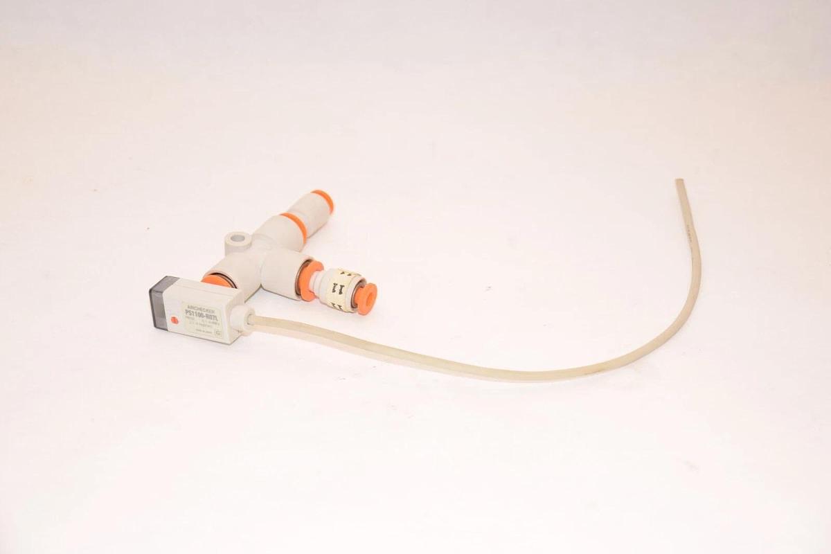 Used SMC PS1100-R07L -0.1-0.4MPa Airchecker Vacuum Pressure Switch