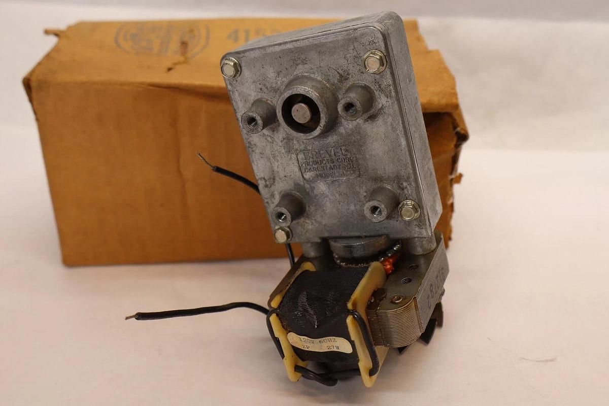 (NEW) BREVEL Model L 120V 60Hz 27W Gear Motor