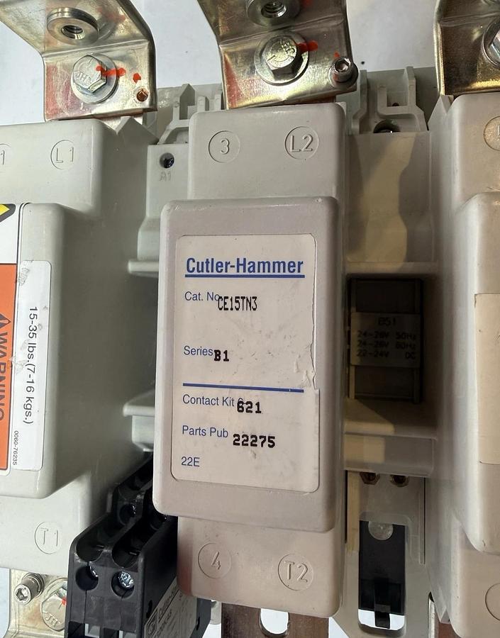 Cutler-Hammer CE15TN3 Series B1 Contactor 600V 24V coil 420A 420, 10-7050-3, New
