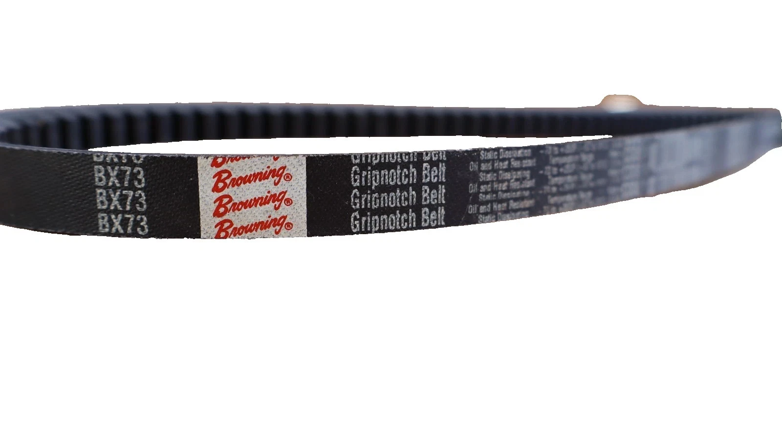 Browning Cogged V-Belt Belt BX73 BX-73 Gripnotch Static Dissipating (New)