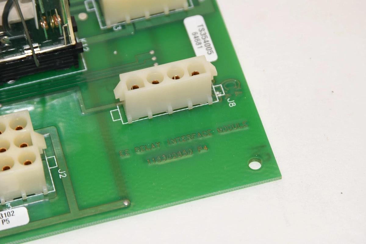 Used EXIDE 118302850 P4 B/M 101073 101073102 Rev P5 EE Relay Interface Module Board