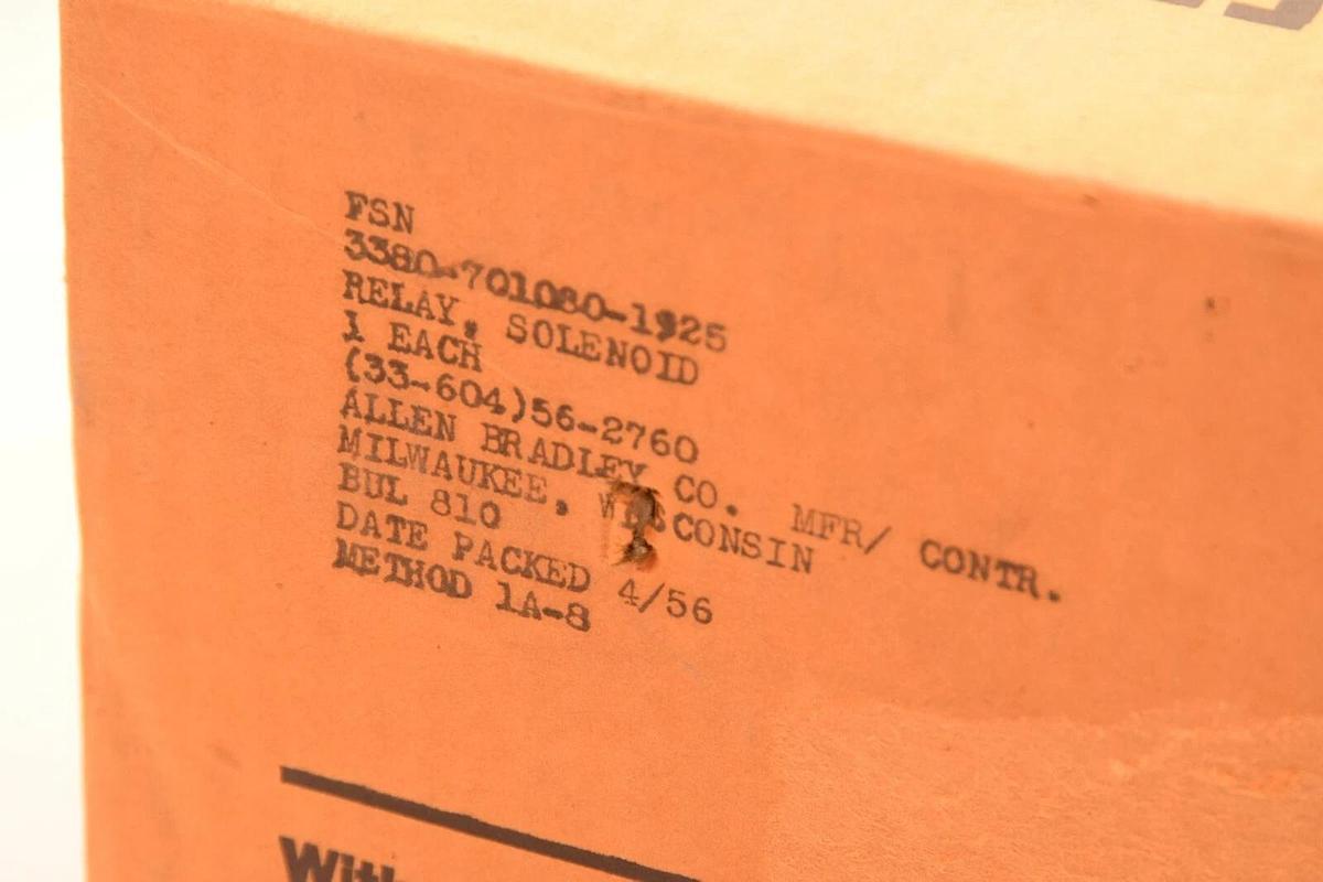 (NEW) ALLEN BRADLEY 810 3380-701080-1925 FT-300 Time Current Relay *Sealed*