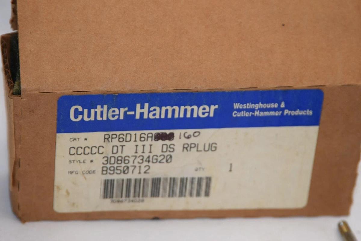 (NEW) EATON CUTLER HAMMER RP6D16A160 1600A 1600 Amp A Digitrip RMS Rating Plug