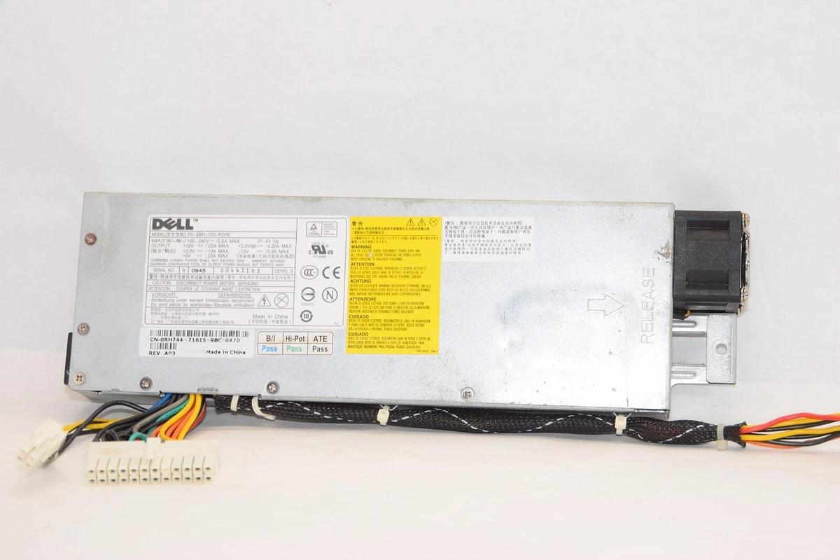 Used DELL PS-5341-1DS-ROHS CN-0RH744-71615-9BC-0470 100-240V 5.5A Power Supply Module