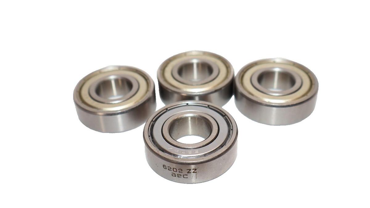 6202Z , 6202ZZ Shielded Bearing (New - Lot of 4)