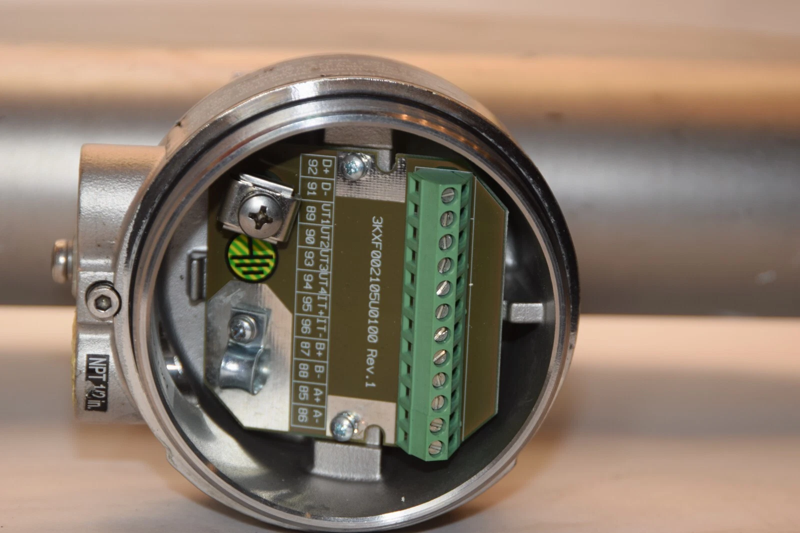 Used ABB CoriolisMater FCB330-F1A2025R0A6A1A1Y0Y0Y 1" Mass Flow Meter